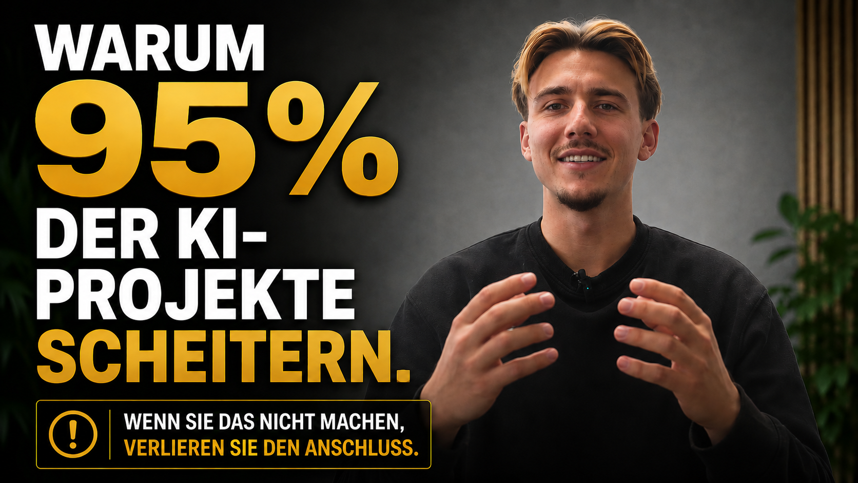 Videovorschau: Jannik vom Hofe, warum 95 % der KI-Projekte scheitern